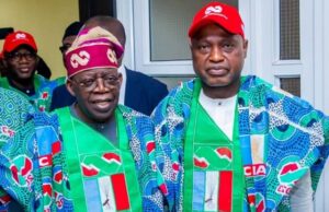 Electoral Victories: Ekiti APC Elders Congratulate Tinubu, Oyebanji President-Elect, Bola Tinubu, left, with Ekiti's Governor Biodun Oyebanji...