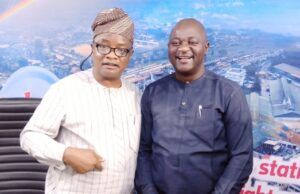 Tinubu’s Expected Proactive Policies Will Stop ‘Japa’ Syndrome In Nigeria – UfitFly Boss Evangelist Ajibola Ogunkeyede of UfitFly, right, with Olayinka Agboola, after the Radio Show...