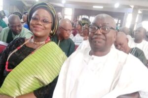 Barrister Iyiola Oladokun and his beautiful wife...