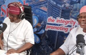 ‘Oyo APC’s Problem Started Immediately After Lam Adesina’s Demise’ Balogun Gaphar Ojetola, right, with Olayinka Agboola...during the Radio Show...