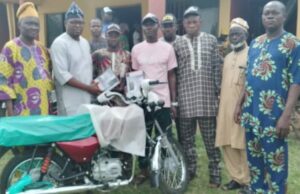 Vigilante Groups Get Motorcycles, Other Security Gadgets From Ido LG Boss