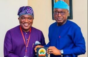 Power Generation: Southwest States, Odu’a Now Ready To Partner Group Chairman, Odu’a Investment Company Limited, Otunba Bimbo Ashiru; with Ekiti State Governor, Mr Biodun Oyebanji; during a working visit to the Governor’s Office, Ado Ekiti… on Tuesday...