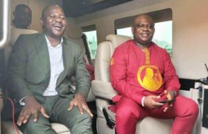 Ogunkeyede, UfitFly Boss Speaks About How He Met OPM Overseer Evang. Ajibola Ogunkeyede of UfitFly, left, with the general overseer of Omega Power Ministry, Apostle Chibuzor Chinyere...