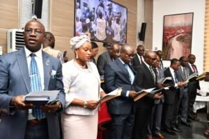 Cross section of newly promoted Permanent Secretaries in Oyo State