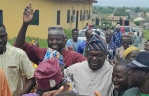 Photo: Wellwishers Celebrate With Adeojo After Emerging PDP’s Candidate For Ido LGA Hon Sheriff Adeojo with Associates and others on Friday...