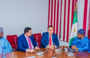 Akpabio Pronounces Nigeria As Safe For Foreign Investors Senator Godswill Akpabio, right, with others...