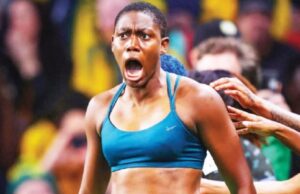 Mr Macaroni, Other Fans Beg Oshoala’s Dad Over Daughter’s Shirtless Celebration Asisat Oshoala