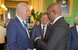 When UBA Chairman, Tony Elumelu Met King Charles III, Biden In London Tony Elumelu, right, with President Joe Biden of the US...