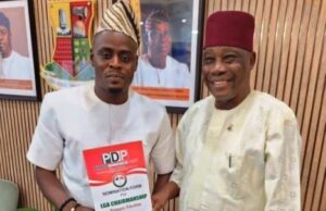 LG Election: How Oyo Ex-Assembly Member, Olayanju Emerged Consensus Candidate In Olorunsogo Hon. Qosim Olayanju, left, with Barrister Bayo Lawal...