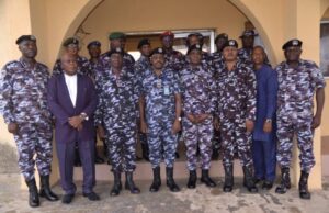 Anti-Crime Battle: Zone XI AIG Tasks Oyo, Osun Police Commissioners ...the Assistant Inspector General of Police in-charge of Zone XI Command Osogbo, AIG Olanrewaju Yomi Oladimeji...and others after the meeting in Osogbo...