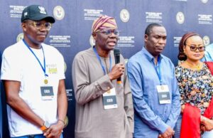 Our State Laws Must Be Fully Enforced At All Times, Sanwo-Olu Tasks Cabinet Members L-R: Lagos State Head of Service, Mr Hakeem Muri-Okunola; Governor Babajide Sanwo-Olu; his Deputy, Dr Obafemi Hamzat and Secretary to the State Government, Barr Abimbola Salu-Hundeyin during a media briefing at the ongoing On-boarding and Executive Retreat programme with the theme: Navigating Government Excellence: Role of Leadership in Ensuring a Greater Lagos Rises, at the Epe Chalet, on Saturday…