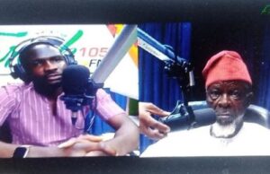 Veteran Actor, ‘Agbako’ Complicates Pasuma’s Paternity Controversy, Says ‘I Really Don’t Know If I’m His Dad Or Not’ ...Fresh FM OAP, Adesina Okikiola, left, with Baba Agbako...on Wednesday...