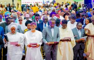 Sanwo-Olu Rolls Out Instructions As He Swears In 37 Commissioners, Special Advisers ...cross section of Lagos' newly sworn in Commissioners...on Wednesday...