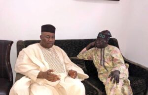 Tribunal Victory: Akpabio Joins Other Great Nigerians To Congratulate Tinubu, Shettima Dr Godswill Akpabio, left, with President Bola Tinubu...