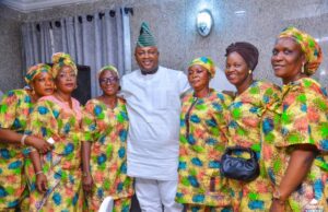 Oyo Legislator, Omikunle Empowers 200 Widows In His Constituency Hon Olayinka Omikunle, with some of the widows...