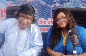 Popular Female Musician, Queen Funmi Recalls Day Armed Robbers Attacked Her While Performing On Stage Queen Funmi Atewogbola, right, with Olayinka Agboola...during the Radio Show...