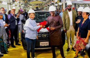 History Recorded As Sanwo-Olu Inaugurates Automobile Assembly Plant In Lagos Governor Babajide Sanwo-Olu and others at the event...