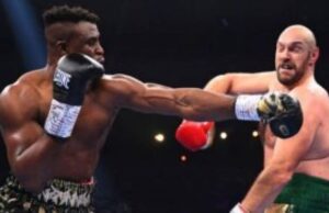Ngannou Robbed Against Fury – Top Sportsmen Francis Ngannou, left, with Tyson Fury...during the encounter...