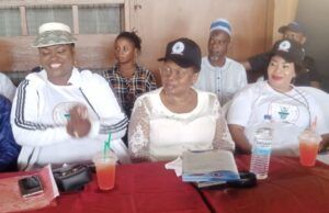 Photo: Funmi Aragbaye, Ayefele’s Wife, Others Join Kayrom Lee Boss To Mark Birthday L-R: Ambassador Romoke Ayinde, Evangelist Funmi Aragbaye and Mrs Temitope Ayefele...at the event...