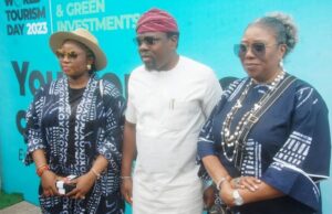 Sterling Bank’s CEO Identifies Infrastructure, Positive Narratives As Key To Nigeria’s Tourism Industry Growth L-R: Head of Tourism, Culture & Art, Sterling Bank, Abiola Adelana; Speaker, Osun State House of Assembly, Mr. Adewale Egbedun and Commissioner of Tourism, Arts & Culture, Lagos State, Mrs. Toke Benson-Awoyinka at the World Tourism Day…