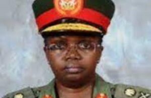 Tinubu Mourns Demise Of Major-General Aderonke Kale Major-General Aderonke Kale (rtd)