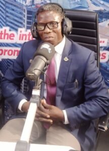 General Ola Faladeduring the Radio Show on Splash 1055fm Ibadan