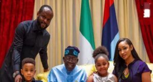 When Seyi Tinubu, Family Visited Dad At Home In Lagos Seyi Tinubu and family with his Dad...