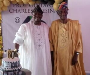 ...the celebrant with Prince Adetowo Aderemi of Ile Ife...