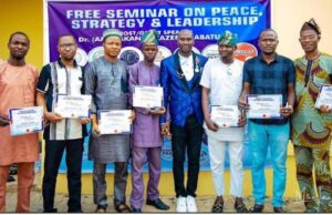 Dr Akande Facilitates Peace, Leadership & Strategy Seminar For Incoming Councilors, Others Dr (Ambassador) Akande Babatunde Kazeem
