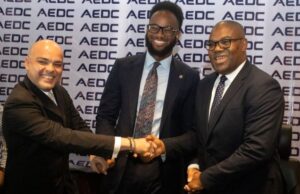 High Expectations As AEDC, Others Partner To Deliver Uninterrupted Power Solution In Abuja From Left: Mr. Hussein Akar, Managing Director The Wood Factory, Abuja; Mr. Victor T. Ezenwoko, Country Head Nigeria and Ghana, Daystar; Mr. Christopher Ezeafulukwe, MD/CEO Abuja Electricity Distribution Plc. at the signing of a tripartite agreement to deliver Uninterrupted Inter-Connected power solution for The Wood Factory in Abuja on Thursday…