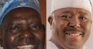 Senator Alli Joins Others To Celebrate As Bisi Akande Turns 85 Chief Bisi Akande, left, and Senator Sharafadeen Alli...