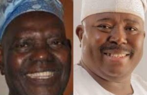 Senator Alli Joins Others To Celebrate As Bisi Akande Turns 85 Chief Bisi Akande, left, and Senator Sharafadeen Alli...