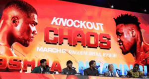 All Set For Joshua, Ngannou To Rumble Mar. 8 In Riyadh