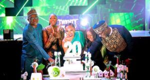 Glo @ 20: Workers Showered With Naira As Anniversary Party Holds