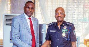 Anti-Graft Battle: IGP Hails EFCC Boss, Says ‘You Are Doing Well’ ...the Inspector General of Police, Kayode Egbetokun, right, with the Executive Chairman of the Economic and Financial Crimes Commission, EFCC, Mr. Ola Olukoyede...