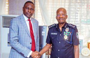 Anti-Graft Battle: IGP Hails EFCC Boss, Says ‘You Are Doing Well’ ...the Inspector General of Police, Kayode Egbetokun, right, with the Executive Chairman of the Economic and Financial Crimes Commission, EFCC, Mr. Ola Olukoyede...