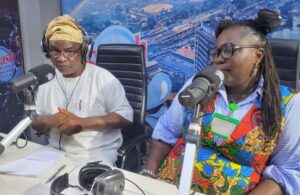 Dr Olukemi Afolayan right with Olayinka Agbooladuring the Radio Show on Splash FM