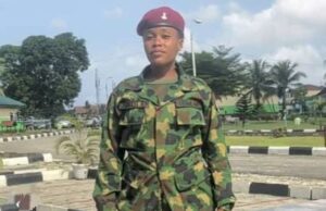 Netizen To Nigerian Army: Don’t Cover Up Female Soldier’s Harassment Ruth Ogunleye...making accusations...