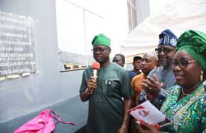 Seyi Makinde Commissions Sunday Dare’s Omoluabi Radio Station In Ibadan ...Engineer 'Seyi Makinde and others at the event on Thursday...