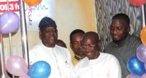 Olumuyiwa Adejobi, FPRO Storms Ibadan To Commission Success 105.3FM Radio Station Force Public Relation Officer, ACP Olumuyiwa Adejobi, left, with others at the event...
