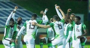 Simon, Adams On Target As Nigeria Defeat Iran ...Nigeria's Super Eagles...