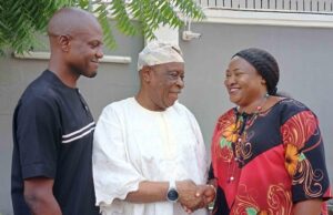 PJAN Exco, Elders Visit Ogun’s Former Governor Osoba, Adedayo R-L: Alaba Igbaroola, Chief Olusegun Osoba...
