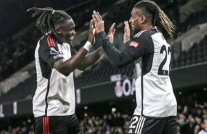 How Bassey, Iwobi United To Bring Down Man-U Calvin Bassey, left, with Alex Iwobi...