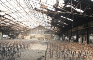 After Fire Outbreak, Lagos Govt Officials Visit Household Of David Church Household of David Church after it was razed down...