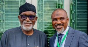 A Requiem For Aketi By Ibrahim Lawal Esq. Ibrahim Lawal,Esq., right, with Arakunrin Oluwarotimi, SAN...sometime ago...