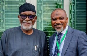 A Requiem For Aketi By Ibrahim Lawal Esq. Ibrahim Lawal,Esq., right, with Arakunrin Oluwarotimi, SAN...sometime ago...