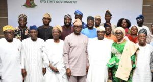 Provide Us With Robust Suggestions, Makinde Tells Newly Inaugurated Elders’ Council Engineer 'Seyi Makinde with the newly inaugurated 'Elders' Council'...