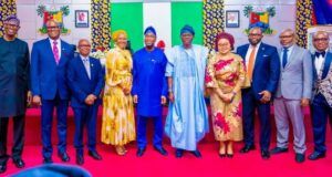 Sanwo-Olu To New Perm Secs: Lagosians Deserve Your Best At All Times Governor Babajide Sanwo-Olu and others...