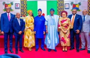 Sanwo-Olu To New Perm Secs: Lagosians Deserve Your Best At All Times Governor Babajide Sanwo-Olu and others...