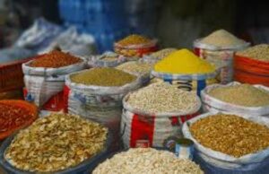 Economists To Nigerians: Food Prices Won’t Drop Immediately Despite Naira Appreciation Foodstuffs on display in a Nigerian market...